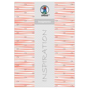 Ursus DESIGNKARTON JESUS ORANGE 200G. A4,5BL.MO2