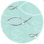 Ursus DESIGNKARTON JESUS AQUA 200G. A4,5BL.MO3