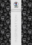 Ursus DESIGNKARTON SKULL 200G. A4,5BL.MO1