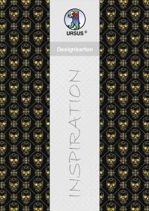 Ursus DESIGNKARTON SKULL 200G. A4,5BL.MO2