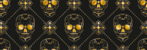 Ursus DESIGNKARTON SKULL 200G. A4,25BL.MO2