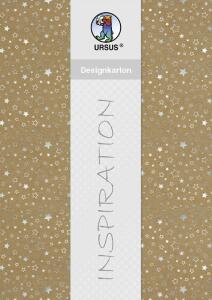 Ursus DESIGNKARTON WEIHNACHTEN 250G. A4,25BL.MO5