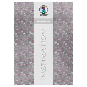 Ursus DESIGNKARTON RELIGION PINK 200G. A4,5BL.MO2