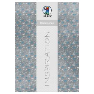 Ursus DESIGNKARTON RELIGION BLUE 200G. A4,5BL.MO2