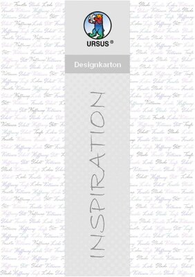 Ursus DESIGNKARTON "MEINE TAUFE" MÄD. 200G. A4,25BL.MO3
