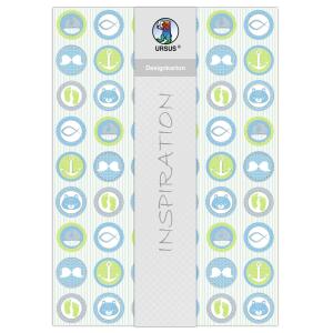Ursus DESIGNKARTON "MEINE TAUFE" JUNGE 200G. A4,5BL.MO1