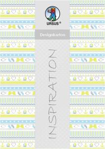 Ursus DESIGNKARTON "MEINE TAUFE" JUNGE 200G. A4,25BL.MO2