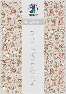 Ursus DESIGNKARTON CHRISTM.CELEBRATION 200G.A4,5BL.MO2