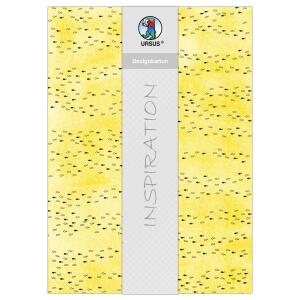 Ursus DESIGNKARTON HALLELUJA 200G.A4,5BL.MO1 CITR.GELB