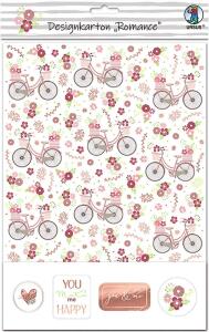 Ursus DESIGNKARTON ROMANCE 200G.A4,5BL.