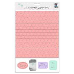 Ursus DESIGNKARTON GEOMETRIC 200G.A4,5BL.