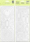 Ursus BLANCO-CHIPBOARD 850G.2BL.12x30,5CM,MOTIV 03