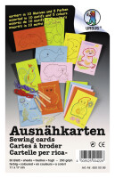 Ursus AUSNAEHKARTEN FARBIG 11x17CM,50BL.