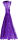 Ursus EDELBAST GLAENZEND 30M LANG,VIOLETT
