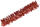Ursus CHENILLEDRAHT 50CM,10ST.METALLIC-ROT