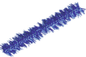 Ursus CHENILLEDRAHT 50CM,10ST.METALLIC-BLAU