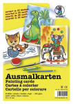 Ursus AUSMALKARTEN 12x17CM,25ST.SORTIERT