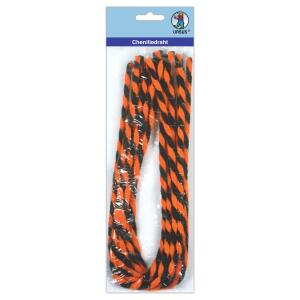 Ursus CHENILLEDRAHT 50CM,10ST.ORANGE/SCHWARZ