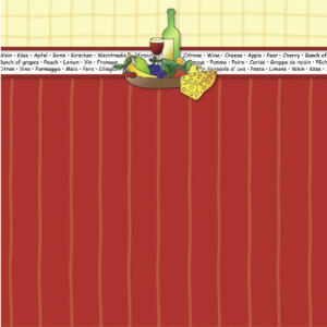 Ursus SCRAPB.PAPER MEMORIES 12"x12",5BL.MOTIV 108