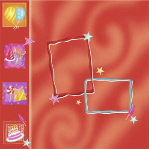 Ursus SCRAPB.PAPER MEMORIES 12"x12",5BL.MOTIV 86