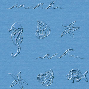 Ursus SCRAPB.PAPER ELEGANCE 12"x12",5BL.MARITIM C.B