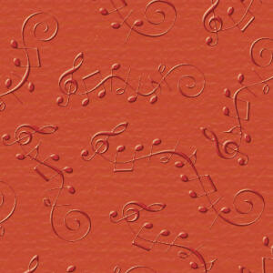 Ursus SCRAPB.PAPER ELEGANCE 12"x12",5BL.PARTIT.H.RO
