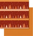 Ursus SCRAPB.PAPER WINTERZ.ORANGE/ROT...