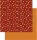 Ursus SCRAPB.PAPER WINTERZ.ORANGE/ROT 12"x12",5BL.