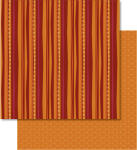 Ursus SCRAPB.PAPER WINTERZ.ORANGE/ROT 12"x12",5BL.
