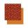 Ursus SCRAPB.PAPER WINTERZ.ORANGE/ROT 12"x12",25BL.