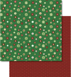 Ursus SCRAPB.PAPER WINTERZ.ROT/GRÜN 12"x12",5BL.