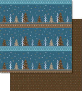 Ursus SCRAPB.PAPER WINTERZ.PETRO/BRAUN 12"x12",5BL.