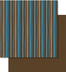 Ursus SCRAPB.PAPER WINTERZ.PETRO/BRAUN 12"x12",5BL.