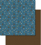 Ursus SCRAPB.PAPER WINTERZ.PETRO/BRAUN 12"x12",5BL.