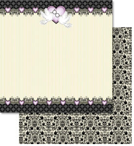 Ursus PREM.GLITTER SCRAPB.PAPER 12"x12",5BL.MOT.164