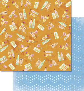 Ursus PREM.GLITTER SCRAPB.PAPER 12"x12",5BL.MOT.302