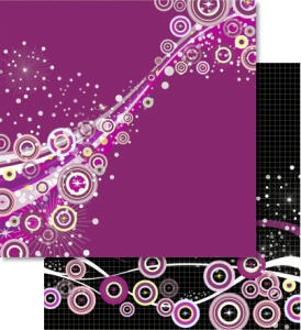 Ursus PREM.GLITTER SCRAPB.PAPER 12"x12",5BL.MOT.57