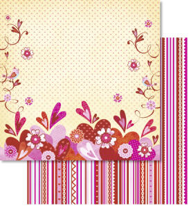 Ursus PREM.GLITTER SCRAPB.PAPER 12"x12",5BL.MOT.98