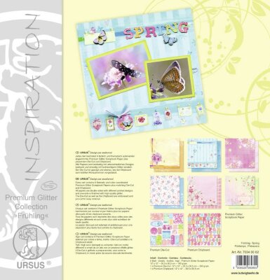 Ursus PREMIUM GLITTER COLLECTION "FRÜHLING"