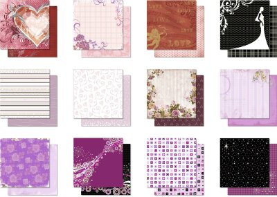Ursus PREMIUM GLITTER SCRAPBOOK PAPER VERSION 2