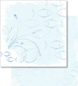 Ursus SCRAPB.PAPER CHRISTL.SYMB.12"x12",5BL.MOT.03