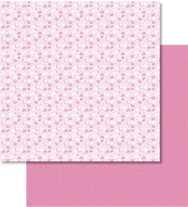Ursus SCRAPB.PAPER BABY ROSA 12"x12",5BL.MOTIV 04