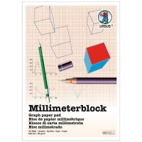 Ursus MILLIMETERBLOCK 80G.DIN A4,25BL.WEISS