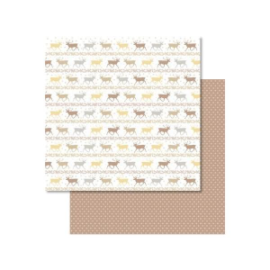 Ursus SCRAPB.PAPER CL.CHRISTM.CR/BR.12"x12",25BL.M2