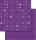 Ursus SCRAPB.PAPER COUNT.CHRISTM.12"x12",5BL.VIOLET