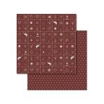 Ursus SCRAPB.PAPER COUN.CHRISTM.12"x12",25BL.ROT