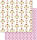 Ursus SCRAPB.PAPER 190G.12"x12",5BL.LOTTA MOT.103
