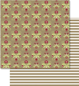 Ursus SCRAPB.PAPER 190G.12"x12",5BL.LOTTA MOT.112