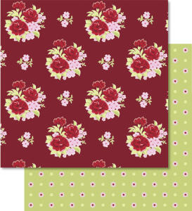 Ursus SCRAPB.PAPER 190G.12"x12",5BL.LOTTA MOT.115