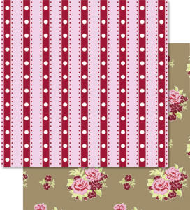 Ursus SCRAPB.PAPER 190G.12"x12",5BL.LOTTA MOT.118